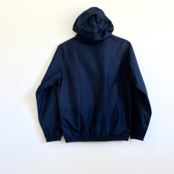 NEW! FC Barcelona Official Hooded Full Zip Jacket Windbreaker Navy Boys 12/13 Yr - Picture 8 of 12